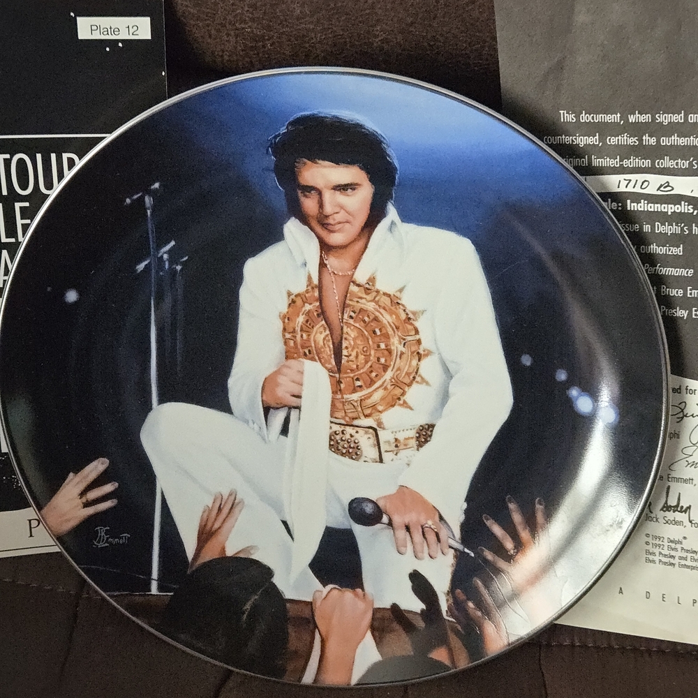 Delphi Elvis Presley Collector's Plate